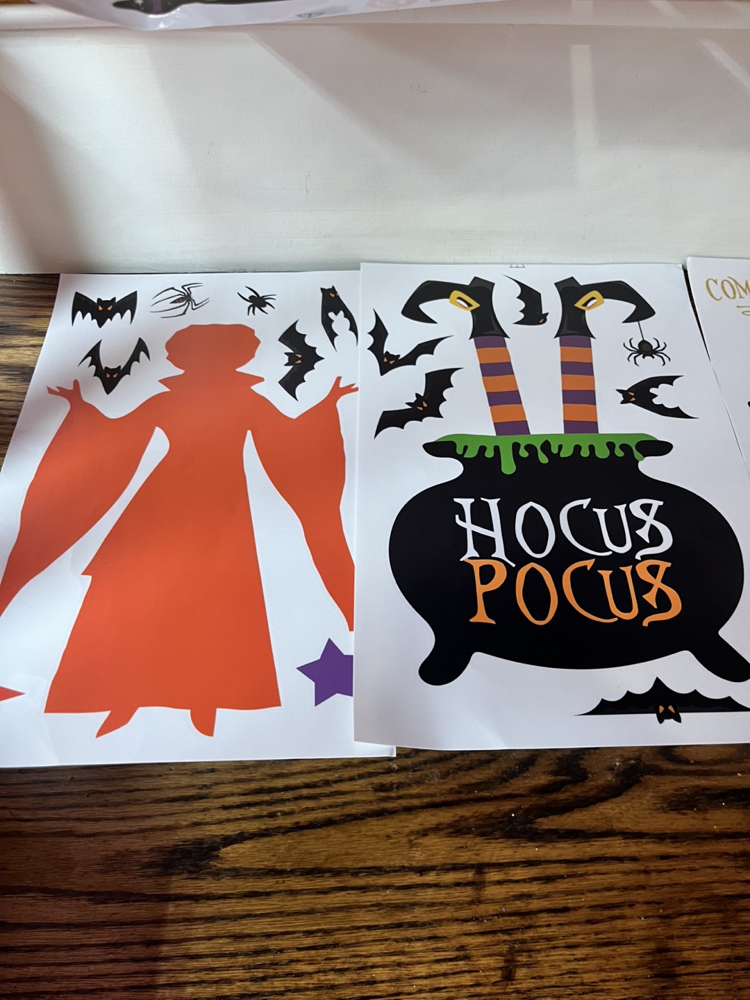 Hocus Pocus Halloween Window Stickers - photo 5