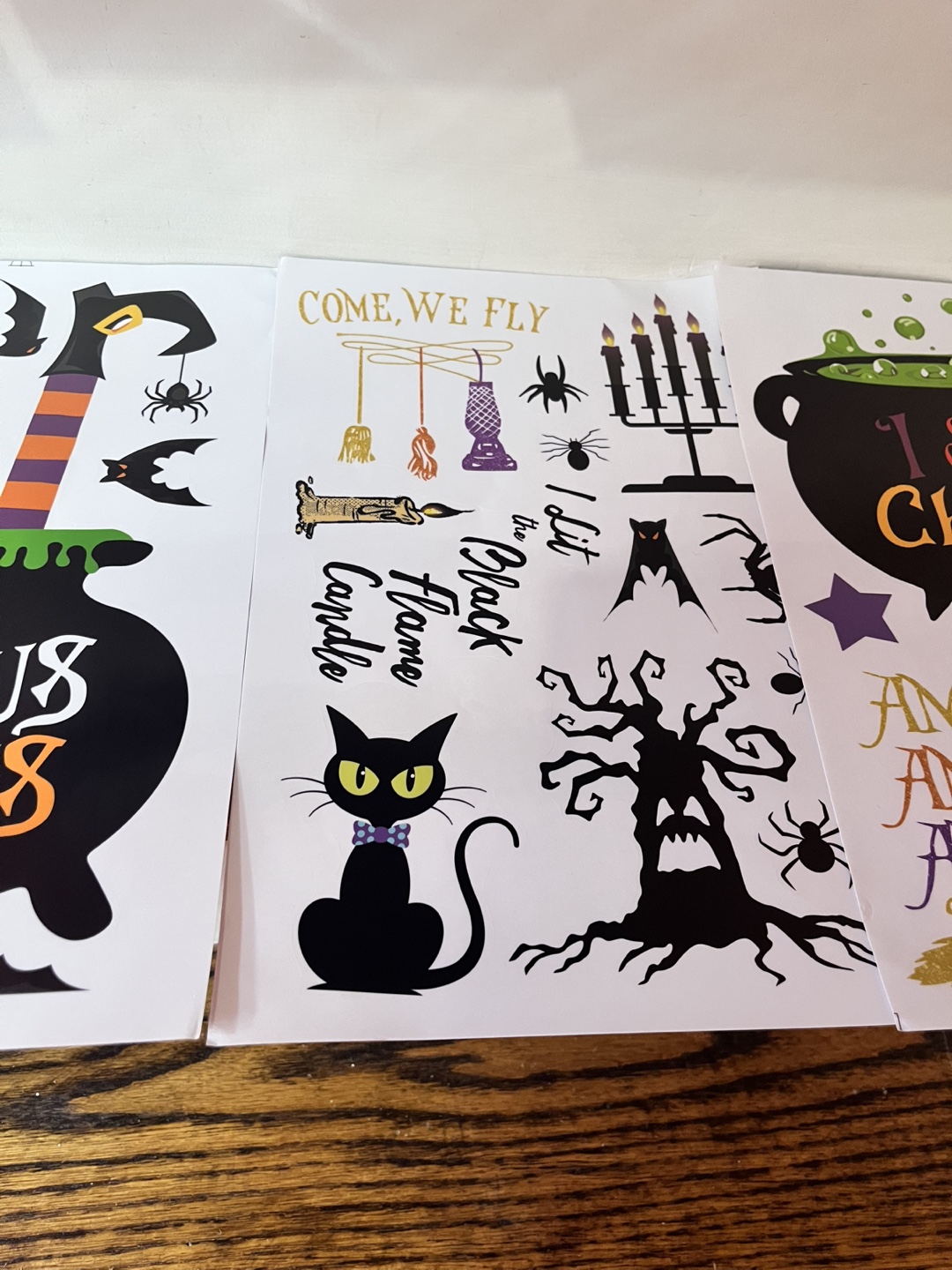 Hocus Pocus Halloween Window Stickers - photo 4