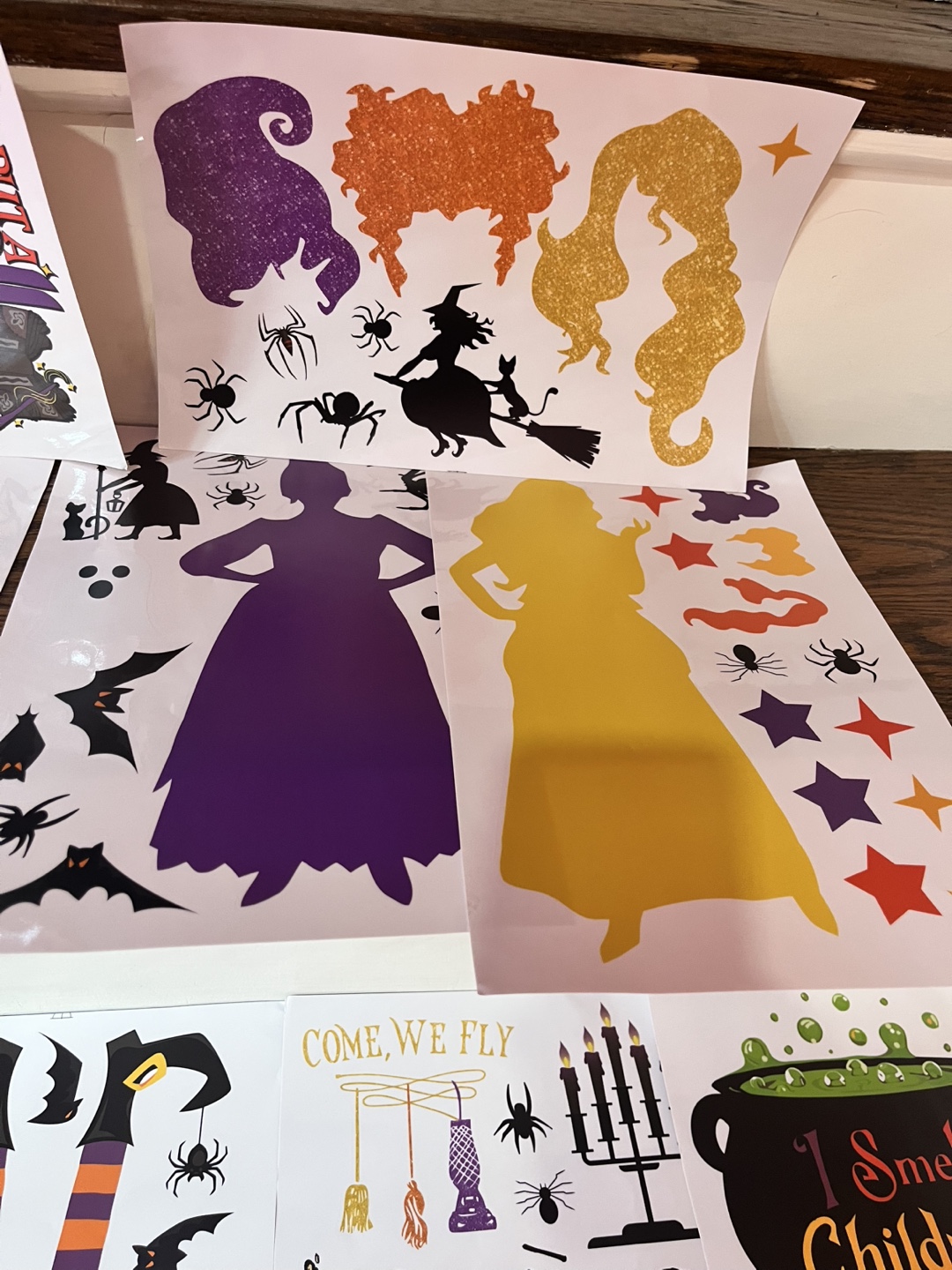 Hocus Pocus Halloween Window Stickers - photo 2