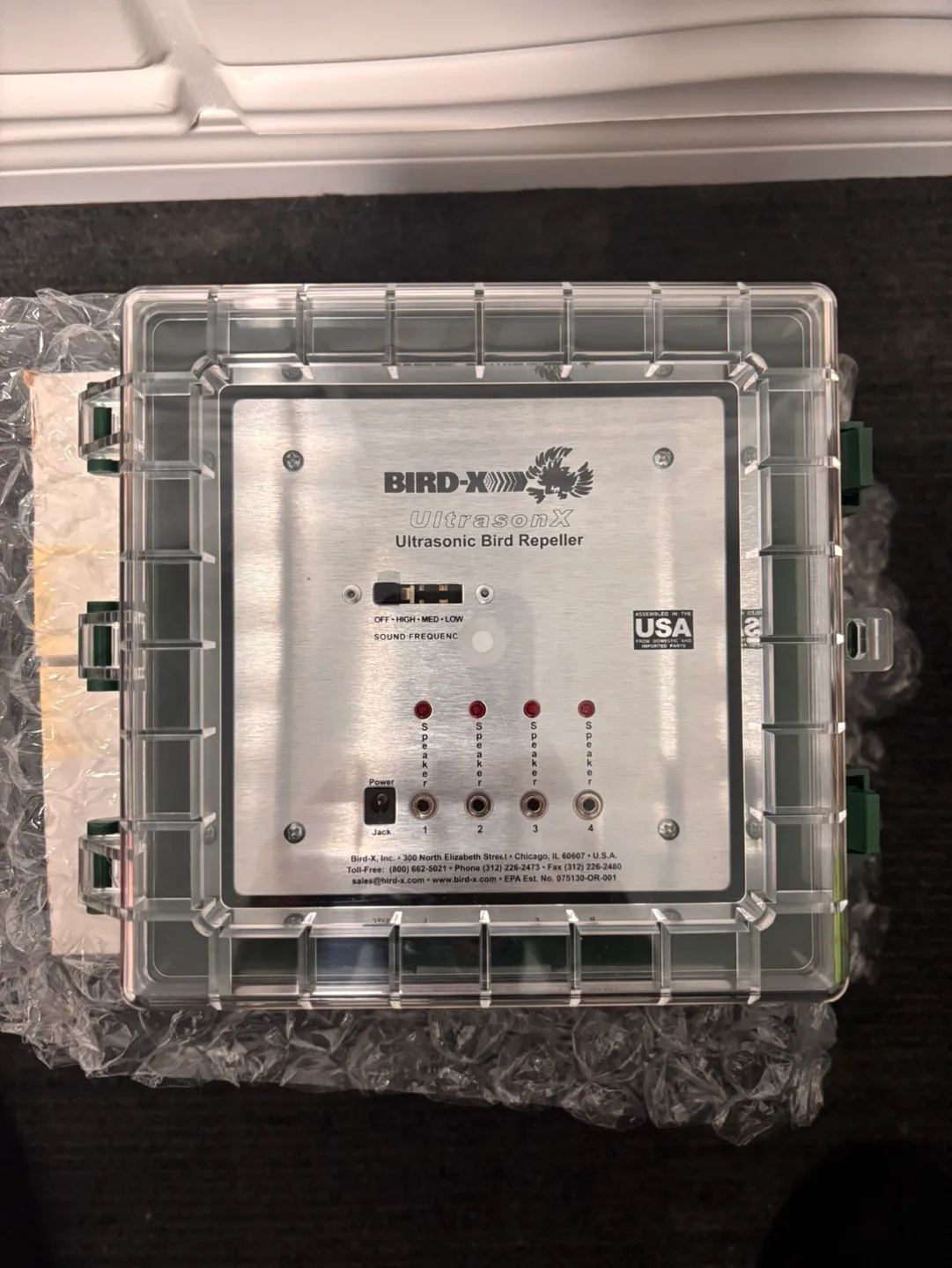 Bird X Ultrasonic Bird Repeller - New in Box image indicator(9)