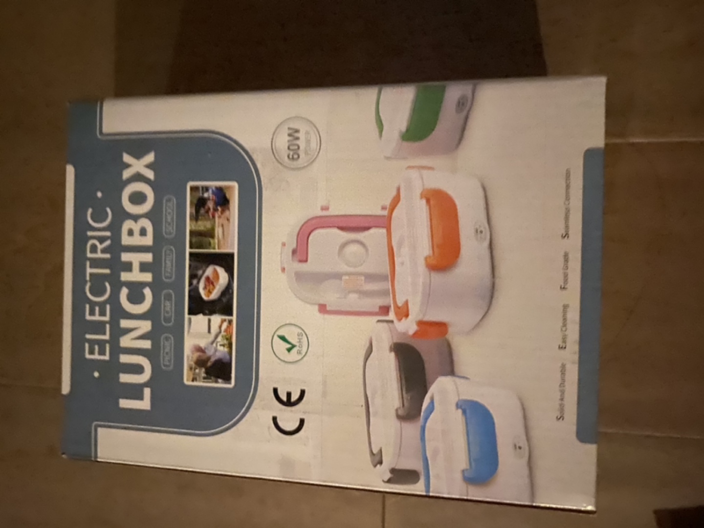 #freecycle Electric Lunchbox - 60W Portable Food new  Warmer - photo 2