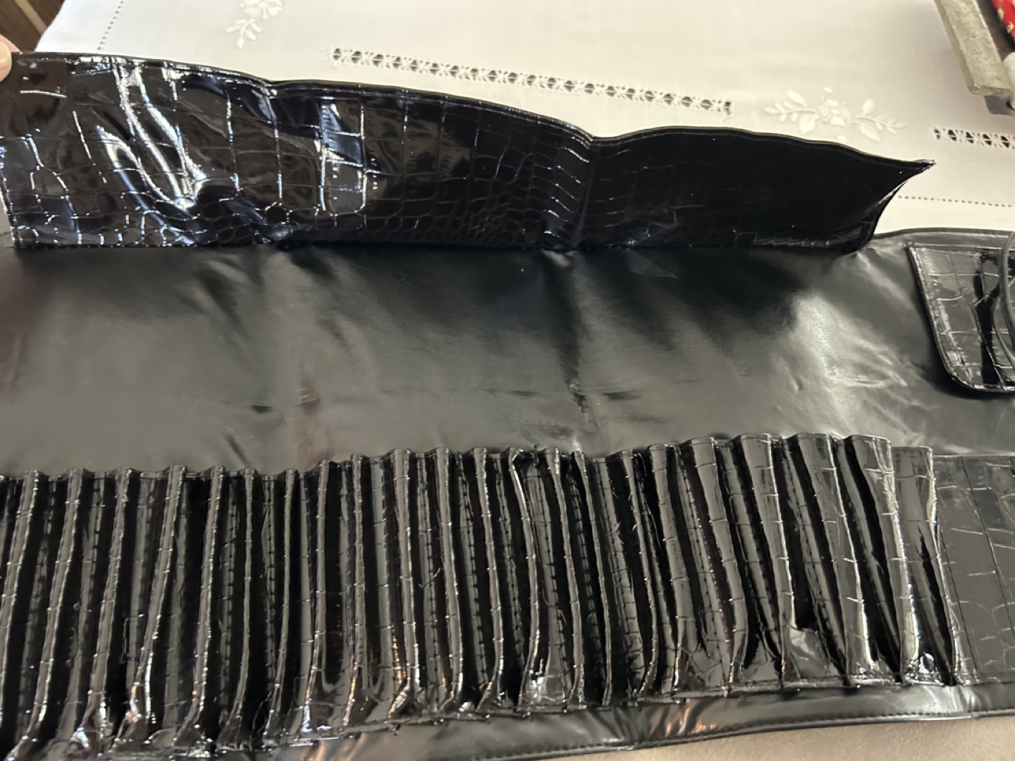 Black Makeup Brush Roll - photo 4
