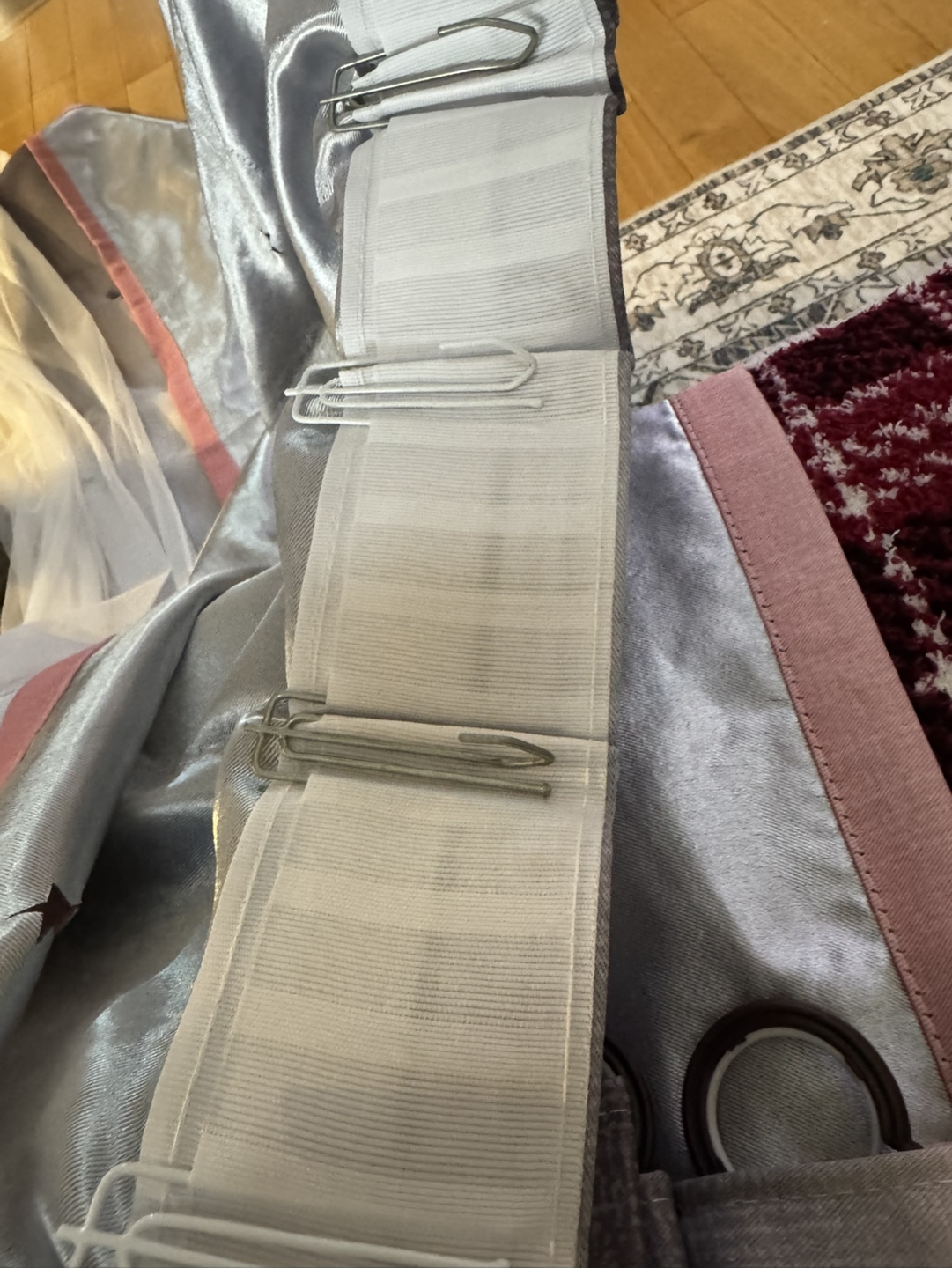 2pcs -Sheer Star Curtains - Light Filtering - photo 2