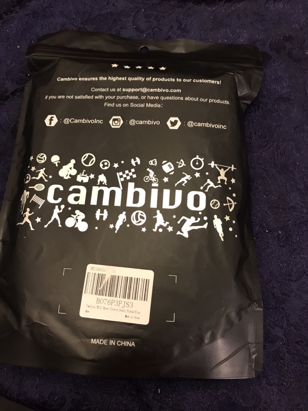 NEW Pair of Cambivo Knee Sleeves - Small/Medium - photo 2