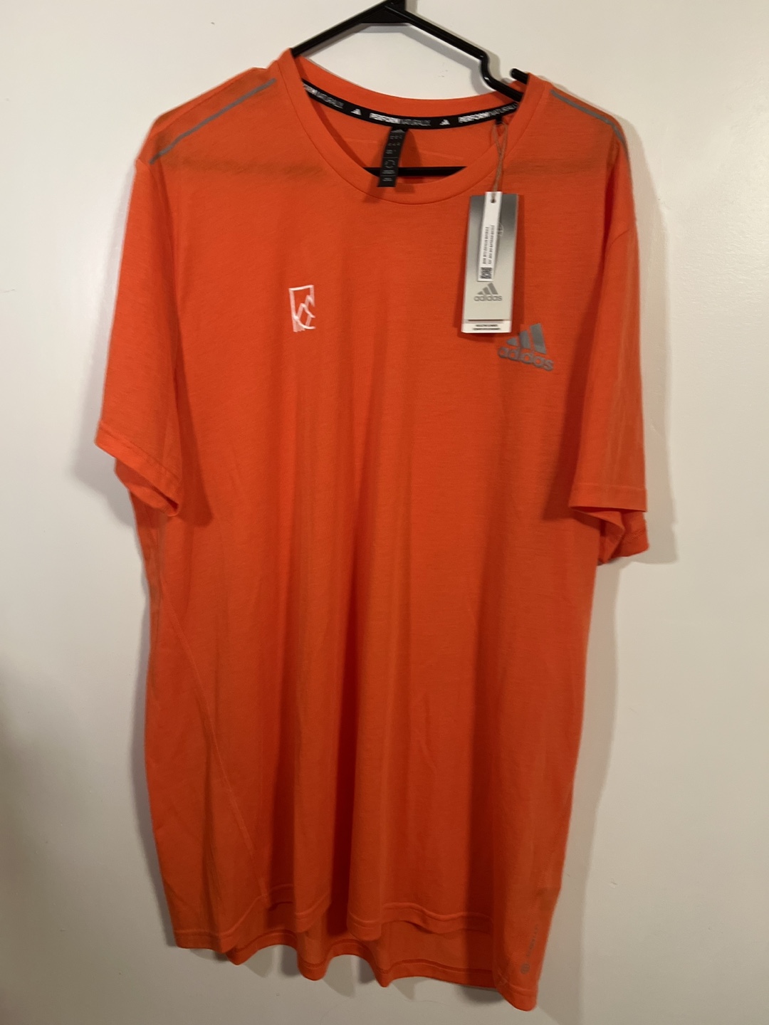 Adidas x Vancouver Running Co. Men's Orange T-Shirt - XXL