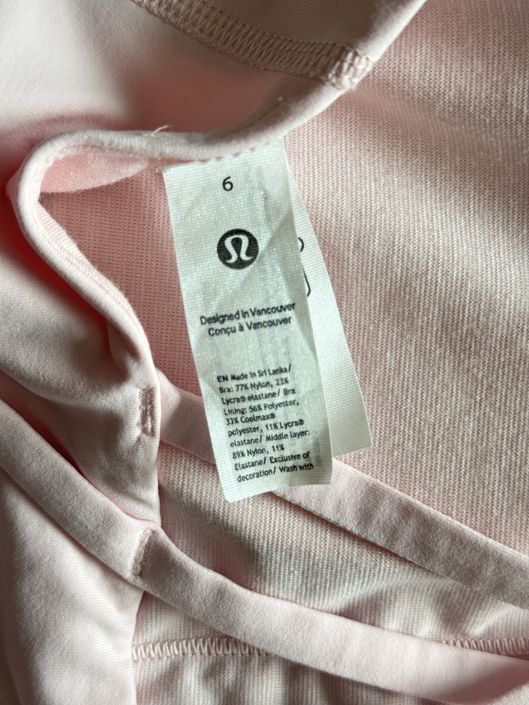 Lululemon Energy Longline Bra (Size 6) - photo 5