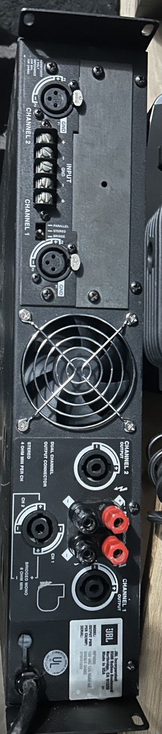 Yorkville NX600 Passive Speakers + JBL MPA600 Amplifier + Cables - photo 5