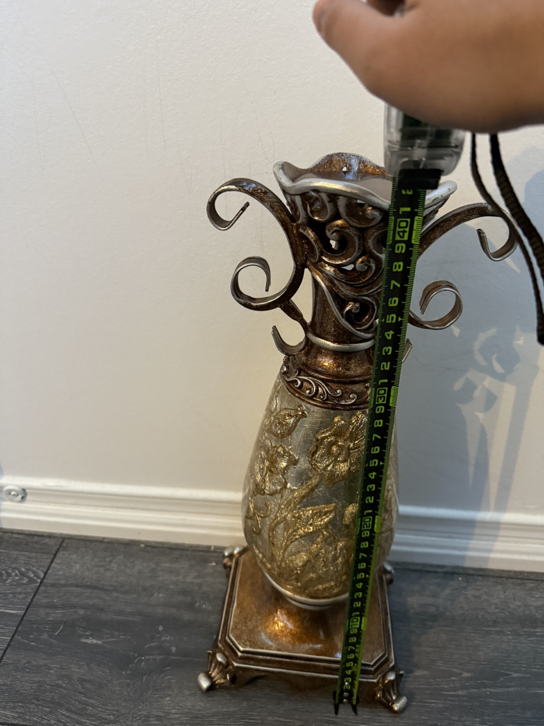 Pair of Ornate Gold Candle Holders - photo 4