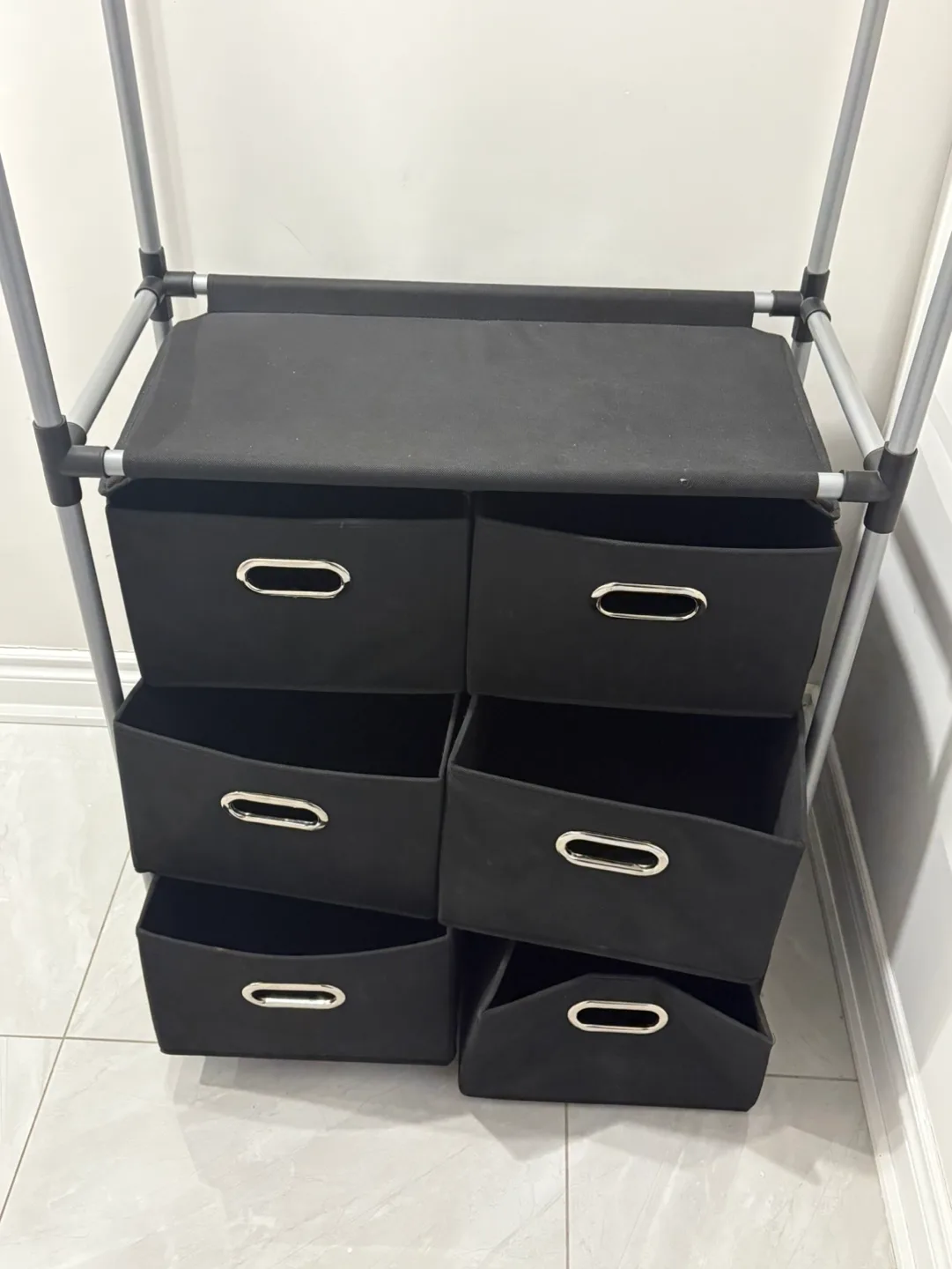 Portable Closet Organizer with Drawers image indicator(2)