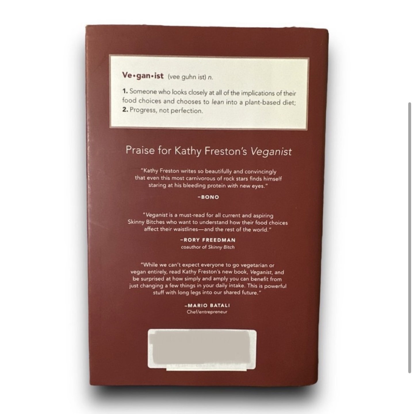 Veganist by Kathy Freston [hardcover] book - photo 3