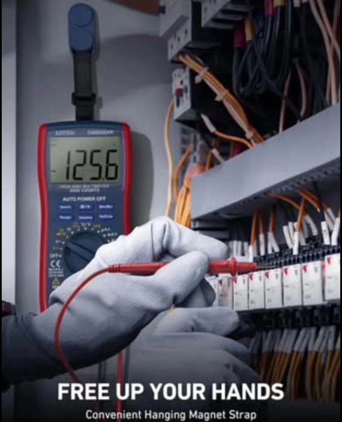 Multimeter 6000, Auto Range Multimeter Tester with Volt Amp Ohm, image indicator(5)