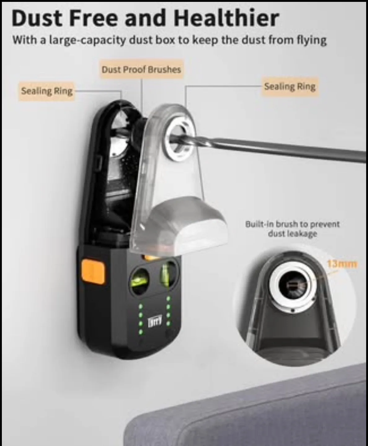 Tyrrry Laser Level Wall Mount image indicator(4)