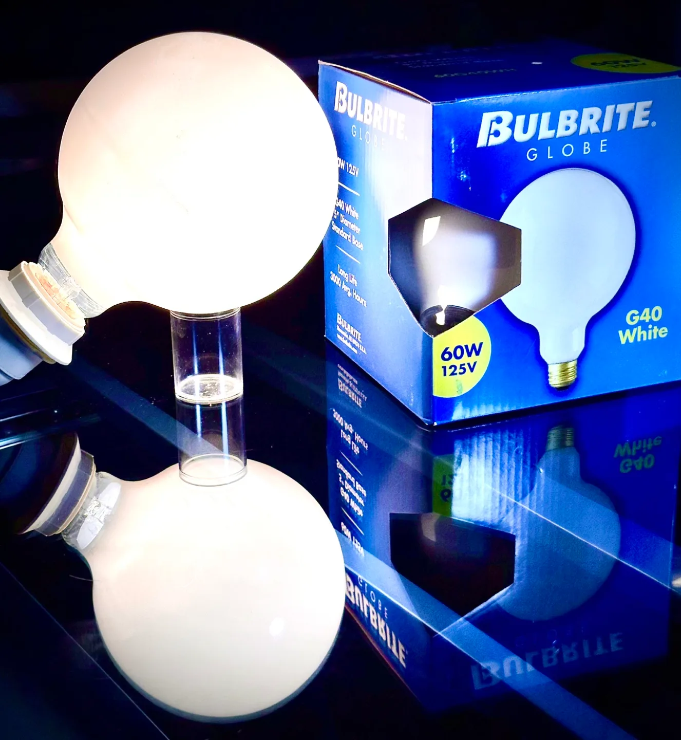 12 BULBS FOR BULBRITE 350060, 60G40WH, 60W 125V image indicator(3)