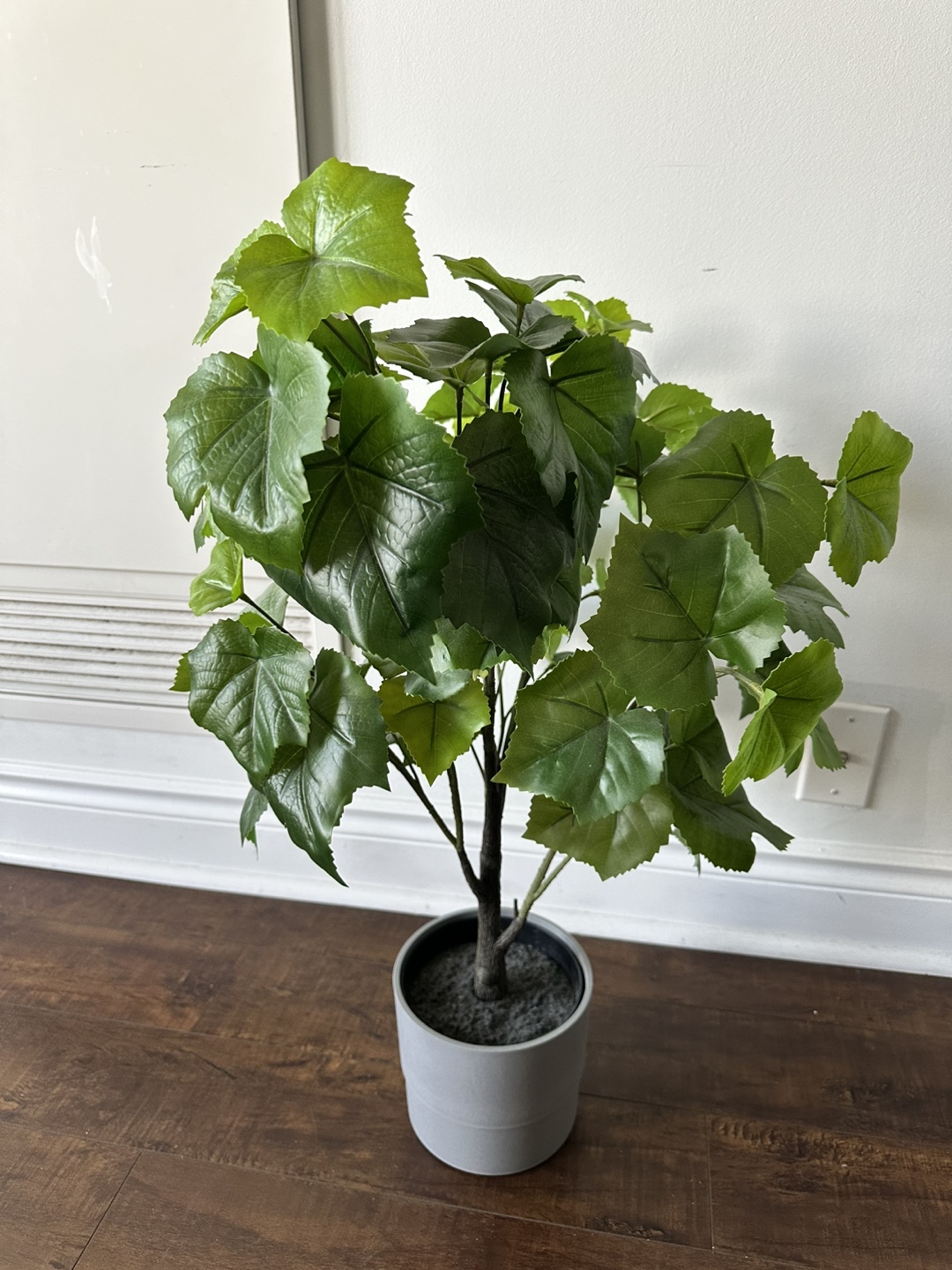 Ikea Artificial plant with grey pot