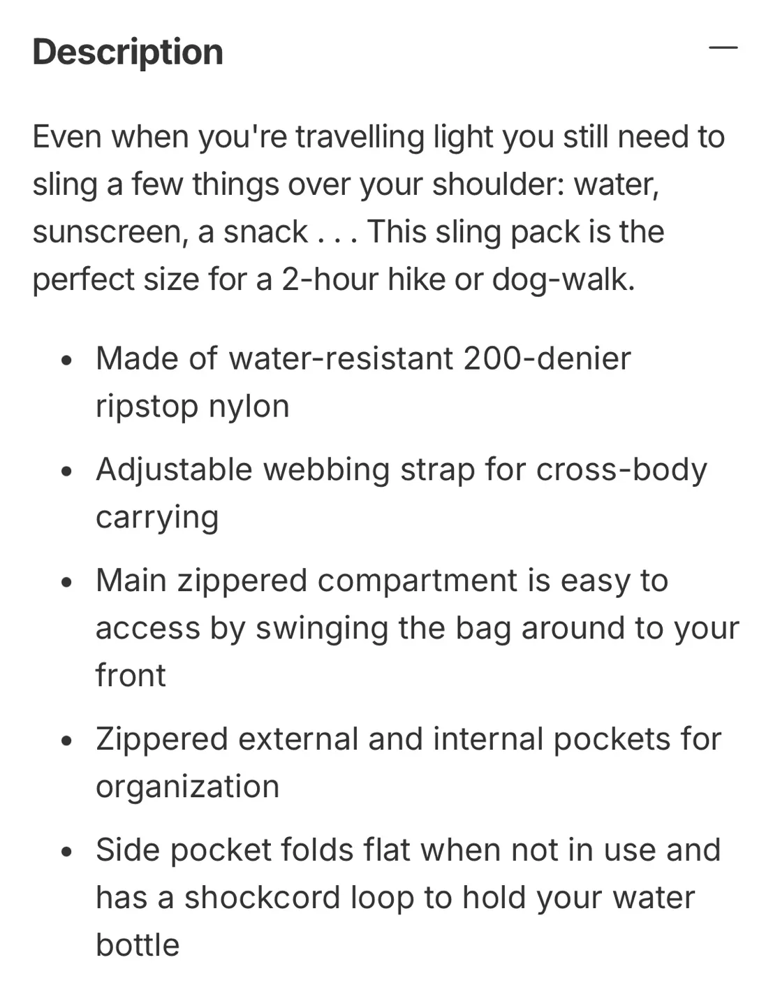 MEC Sling Pack - Blue image indicator(3)