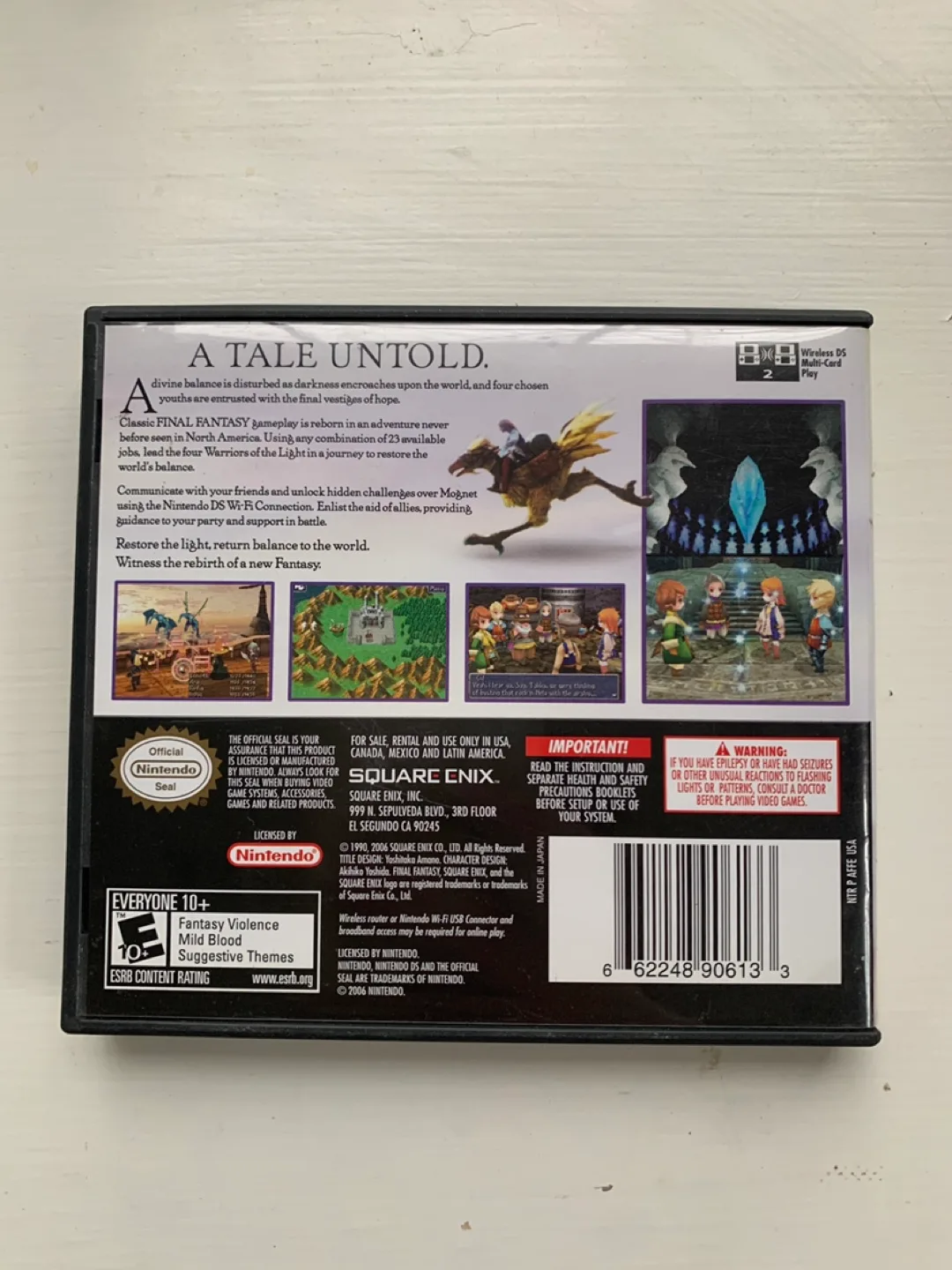 Final Fantasy III Nintendo DS Game image indicator(2)