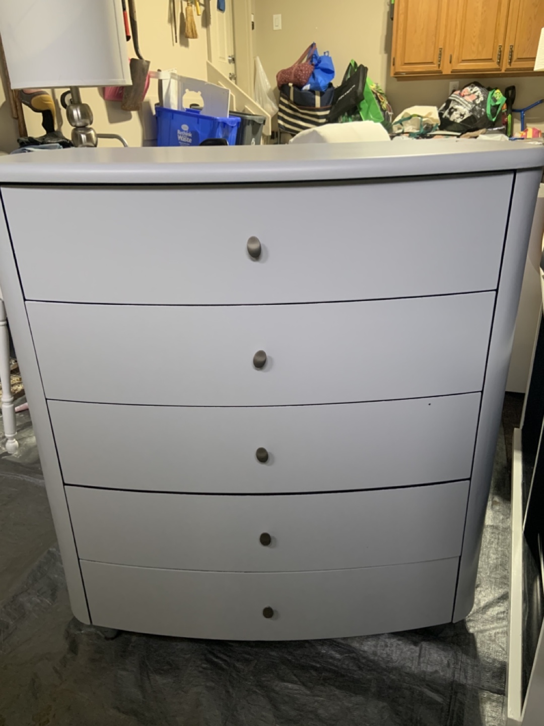 Curved Five-Drawer Chest