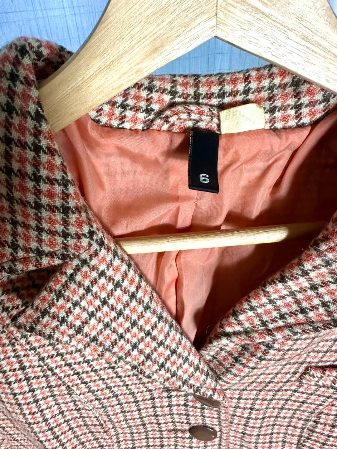 Vintage H&M Houndstooth Blazer image indicator(6)
