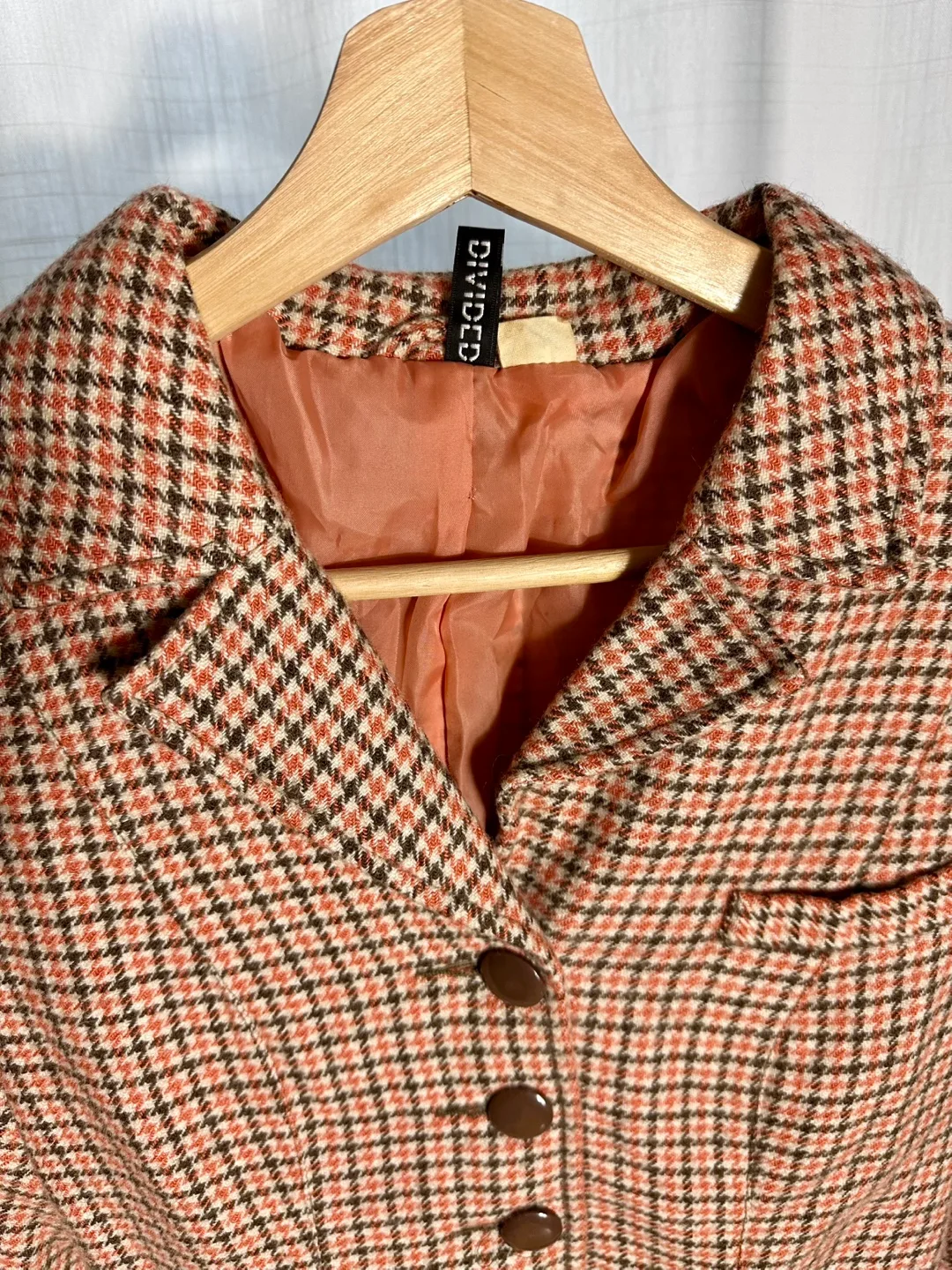Vintage H&M Houndstooth Blazer image indicator(5)