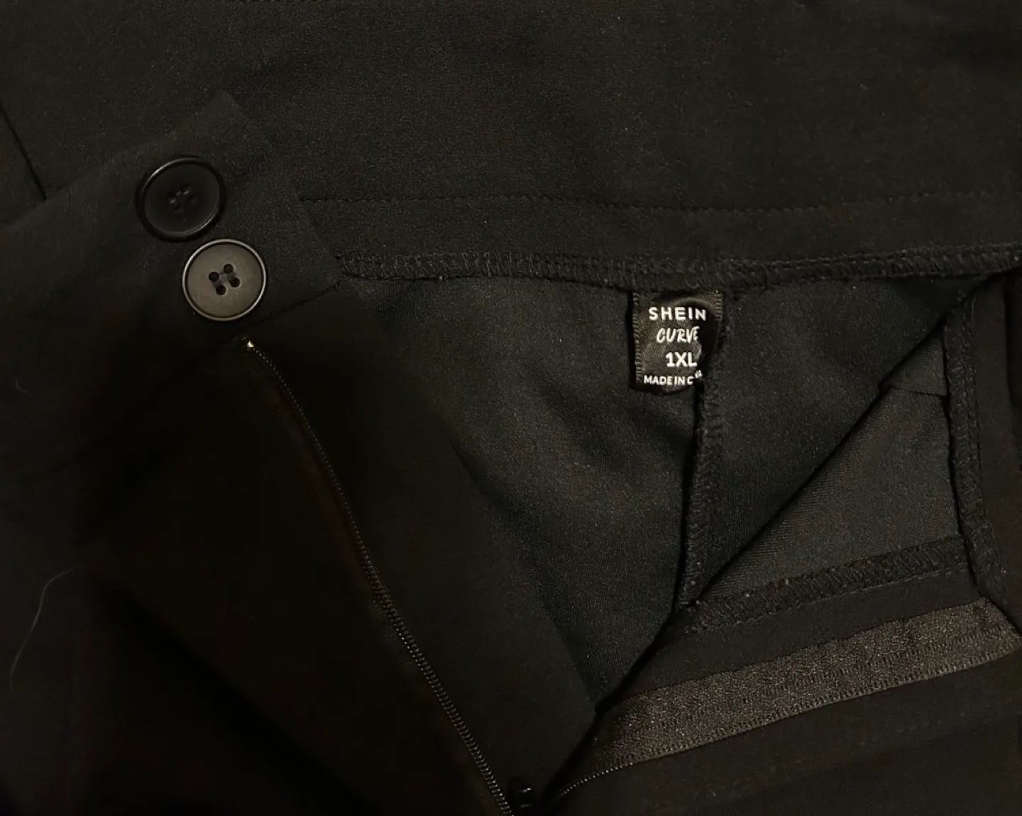 SHEIN Women's 1XL Black Dress Pants image indicator(2)