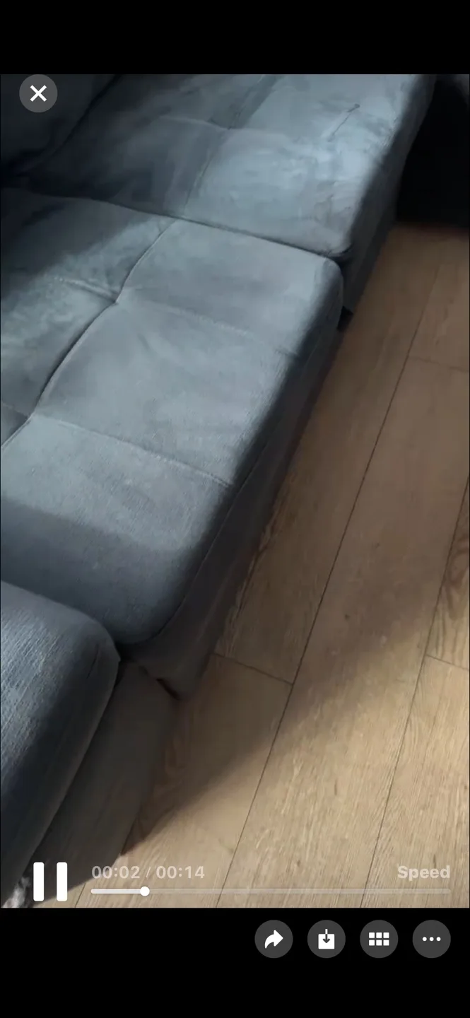 Grey Sectional Sofa with Minor Damage image indicator(2)