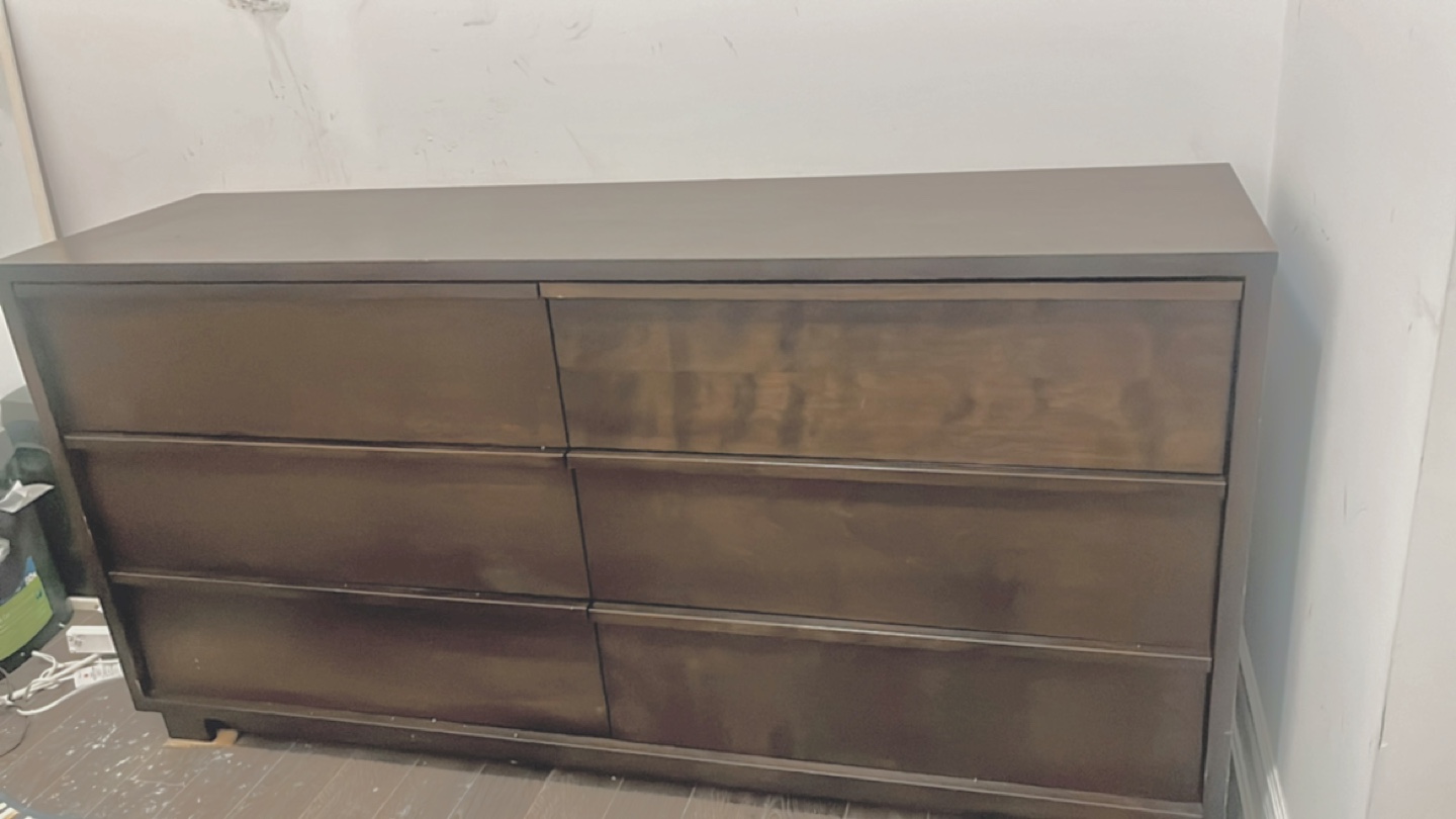 IKEA MALM 6-Drawer Dresser - Dark Brown