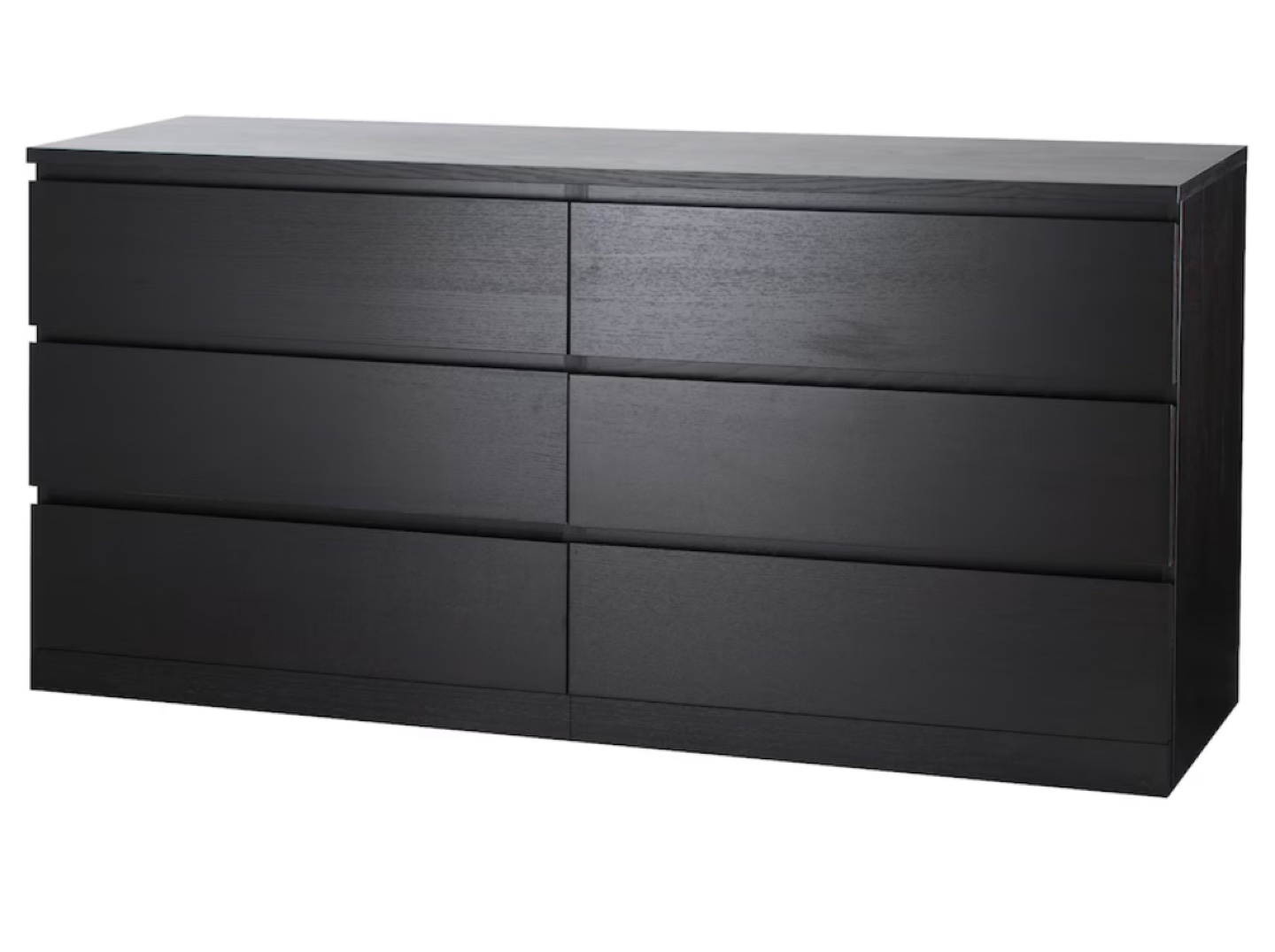 IKEA MALM 6-Drawer Dresser - Dark Brown - photo 2