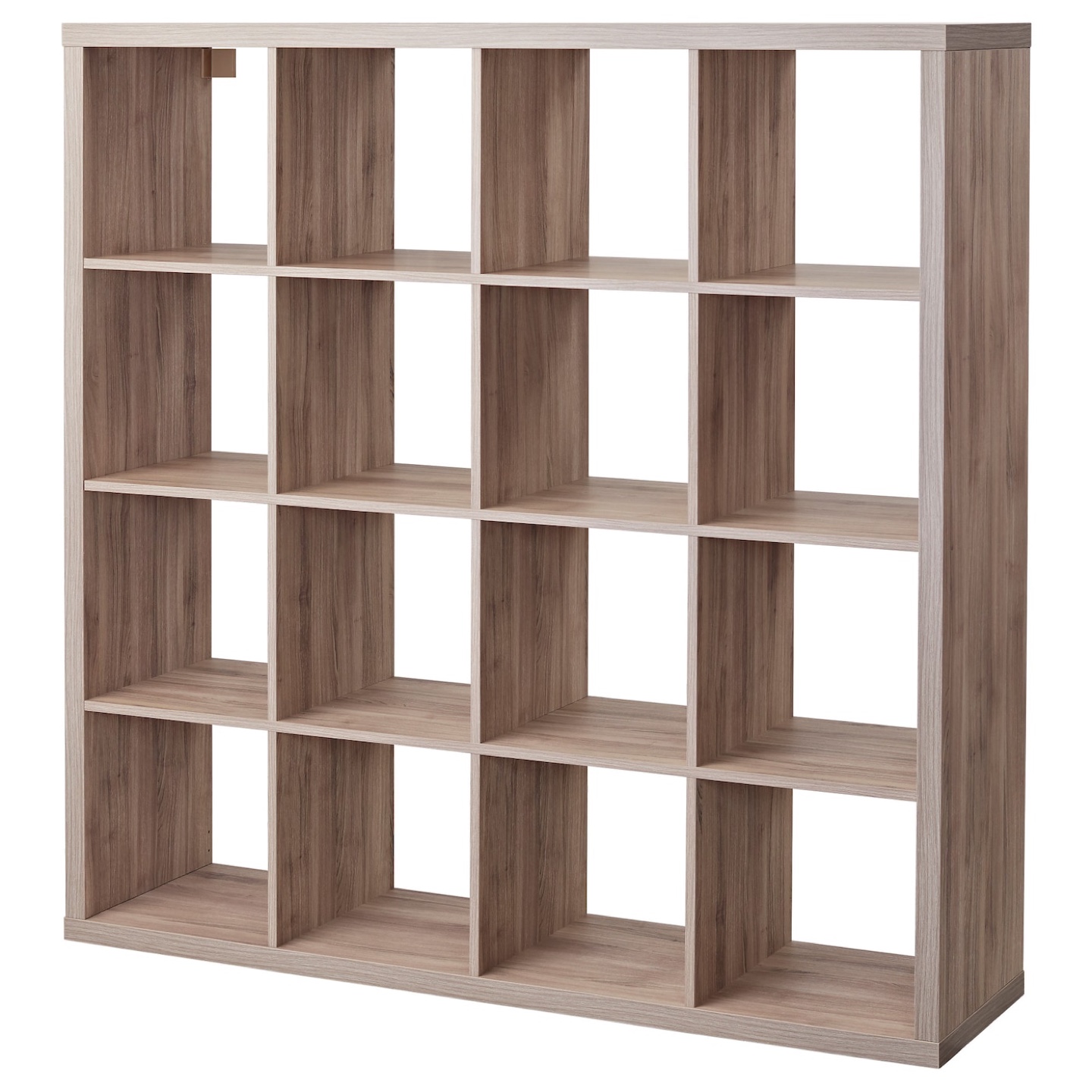 IKEA 4x4 KALLAX shelf grey walnut