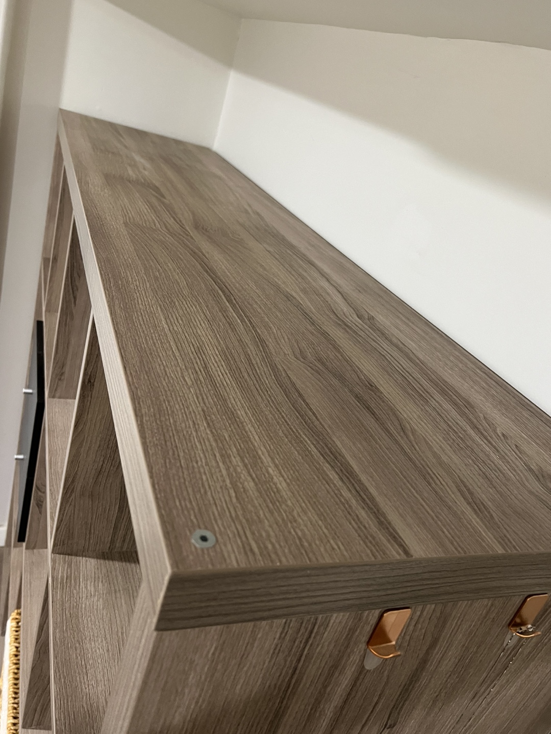 IKEA 4x4 KALLAX shelf grey walnut - photo 4