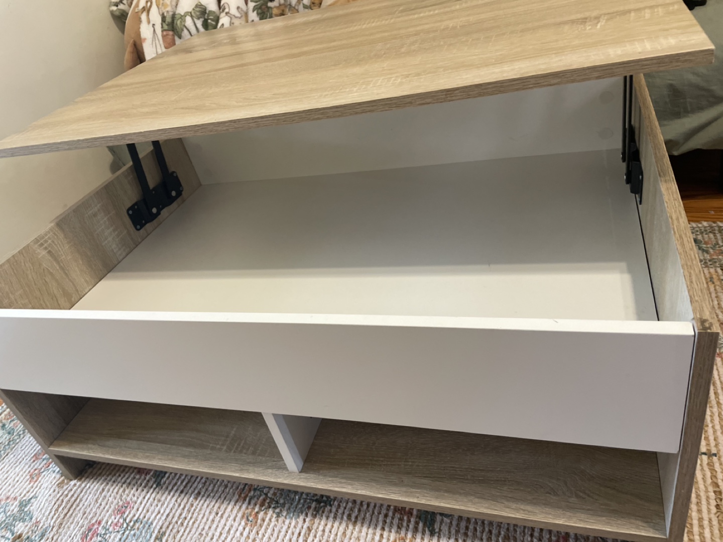Lift-Top Coffee Table with Storage
