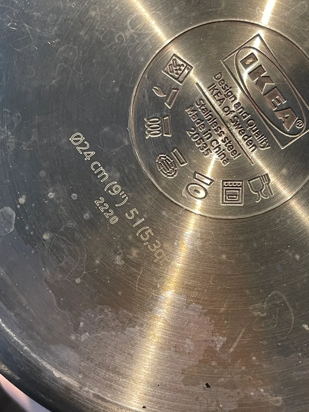 IKEA 365+ Stainless Steel Pot with Lid, 5L image indicator(4)