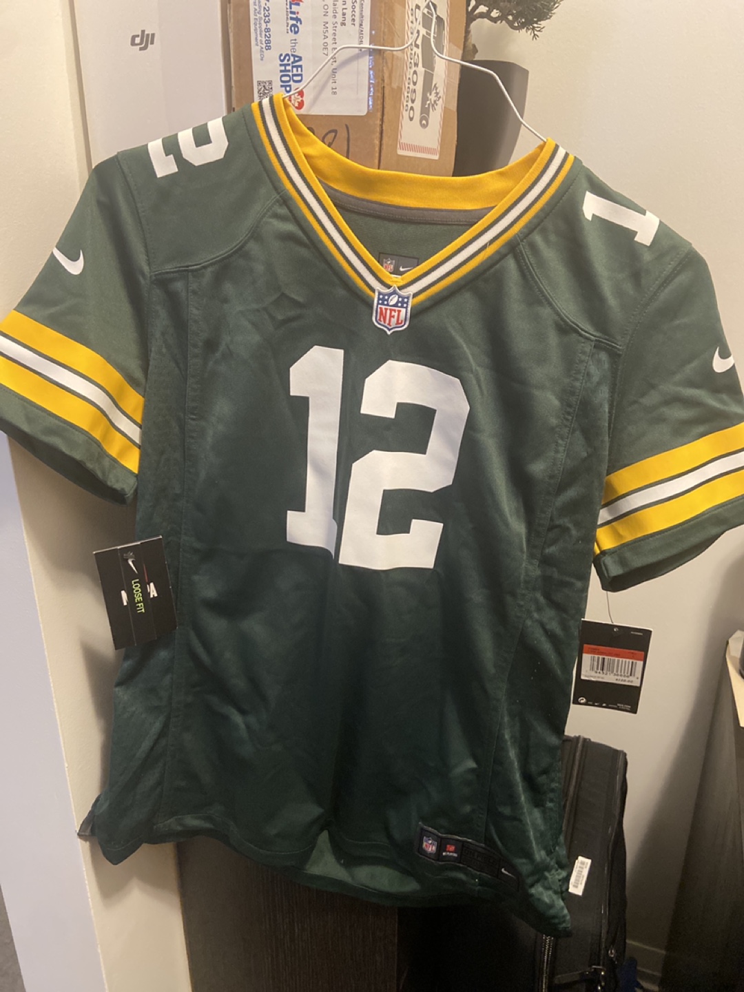 Aaron Rodgers Green Bay Packers Nike Jersey Size Women’s Large