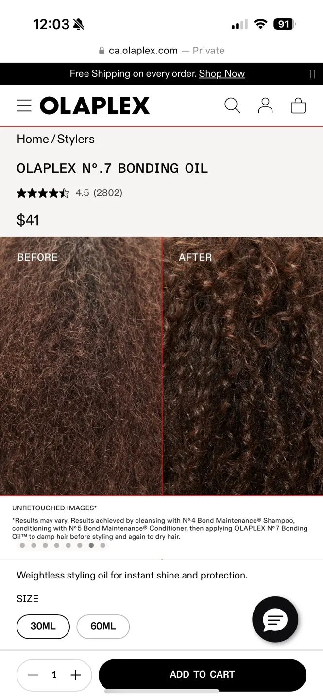 Olaplex No.7 Bonding Oil Travel Size image indicator(5)