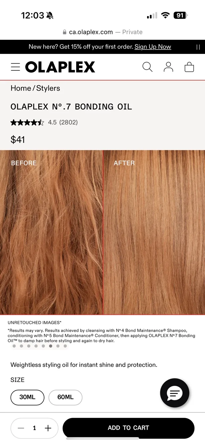 Olaplex No.7 Bonding Oil Travel Size image indicator(4)