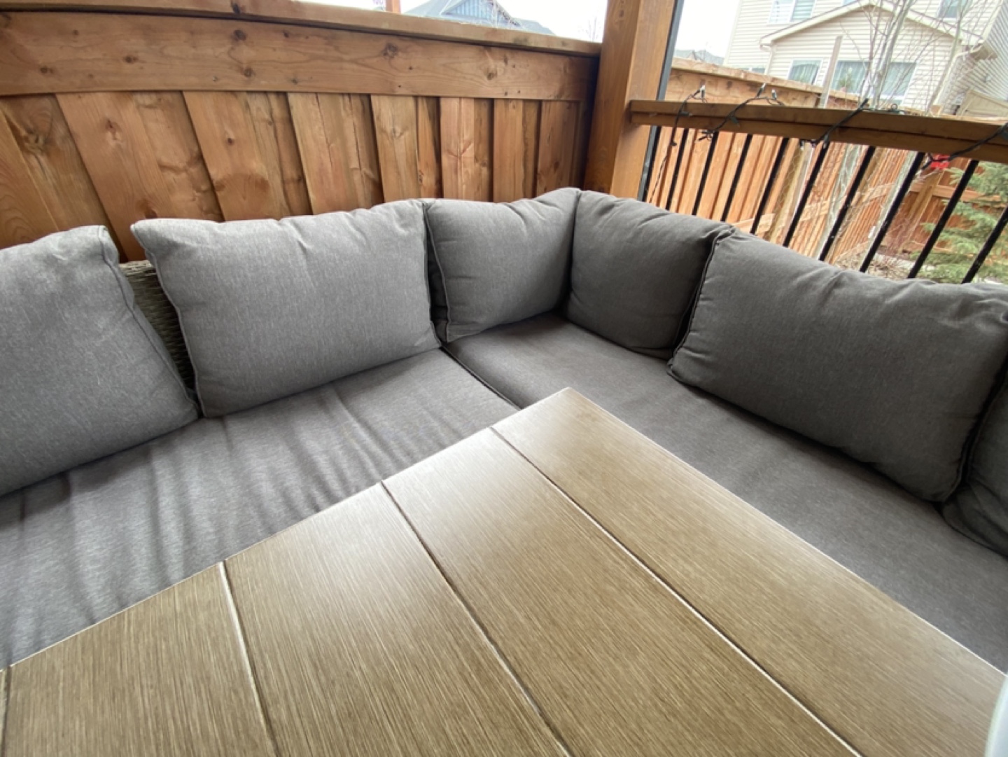 Brown Wicker Outdoor Dining Patio Set - photo 5
