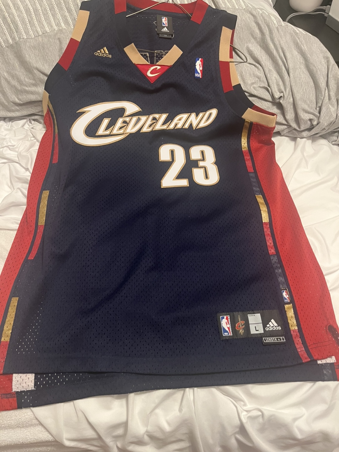 LeBron James Cleveland Cavaliers Adidas Jersey Size L - photo 2