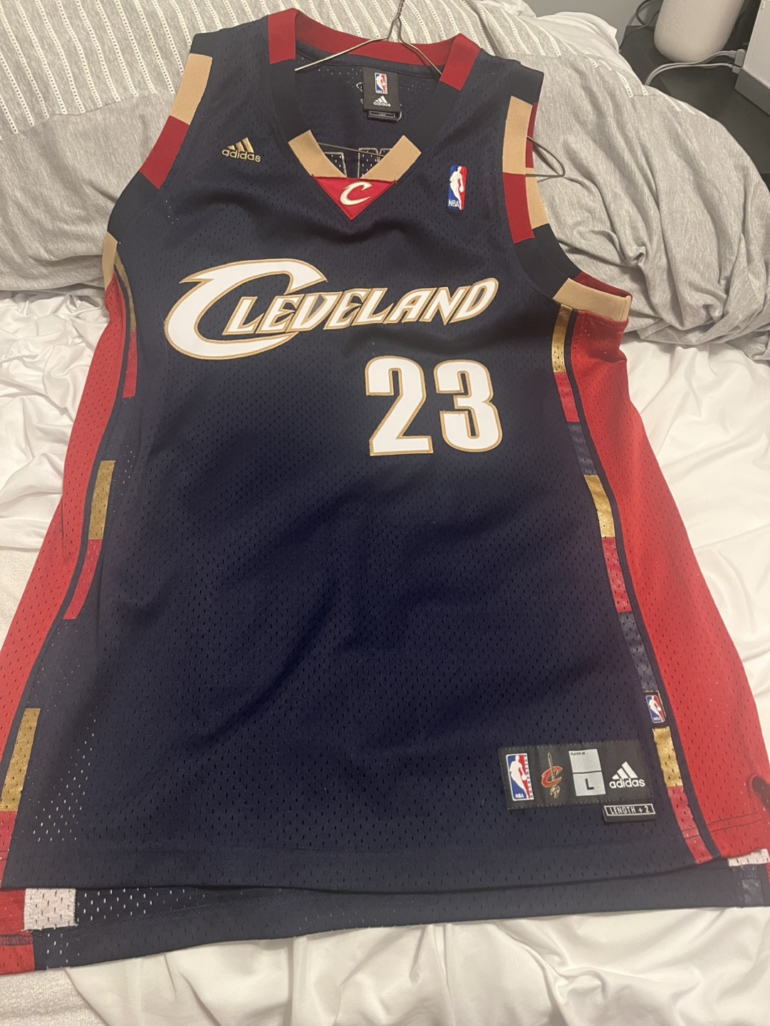 LeBron James Cleveland Cavaliers Adidas Jersey Size L - photo 3