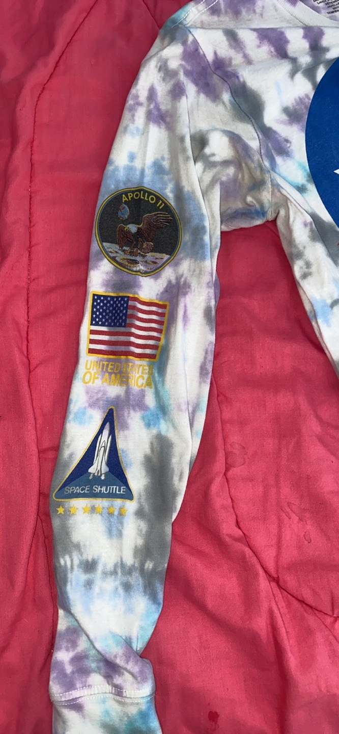 NASA Tie-Dye Long Sleeve Shirt - photo 2