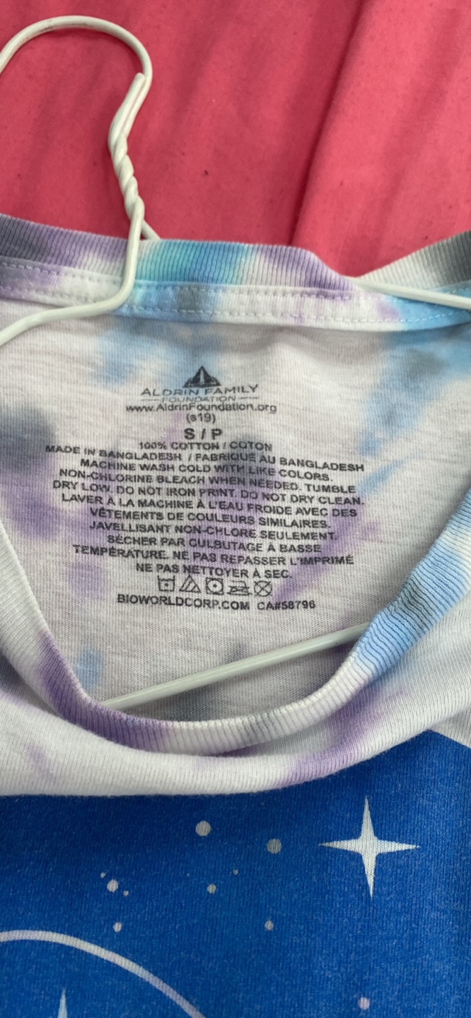 NASA Tie-Dye Long Sleeve Shirt - photo 3