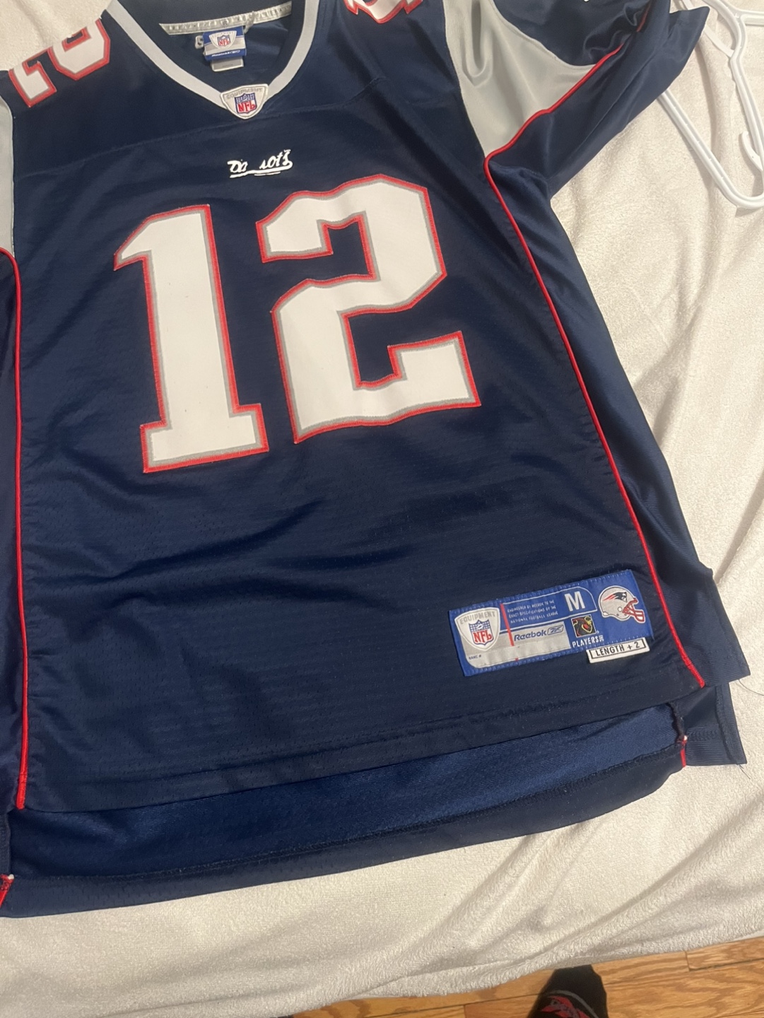Tom Brady #12 New England Patriots Reebok Jersey - Size M - photo 2