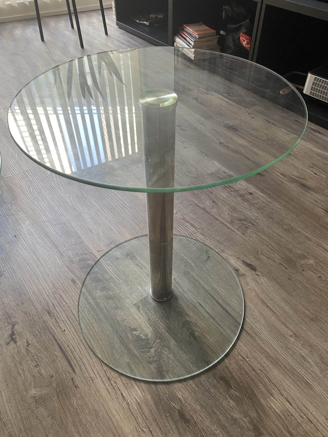 Glass and chrome Coffee Table Set - photo 3