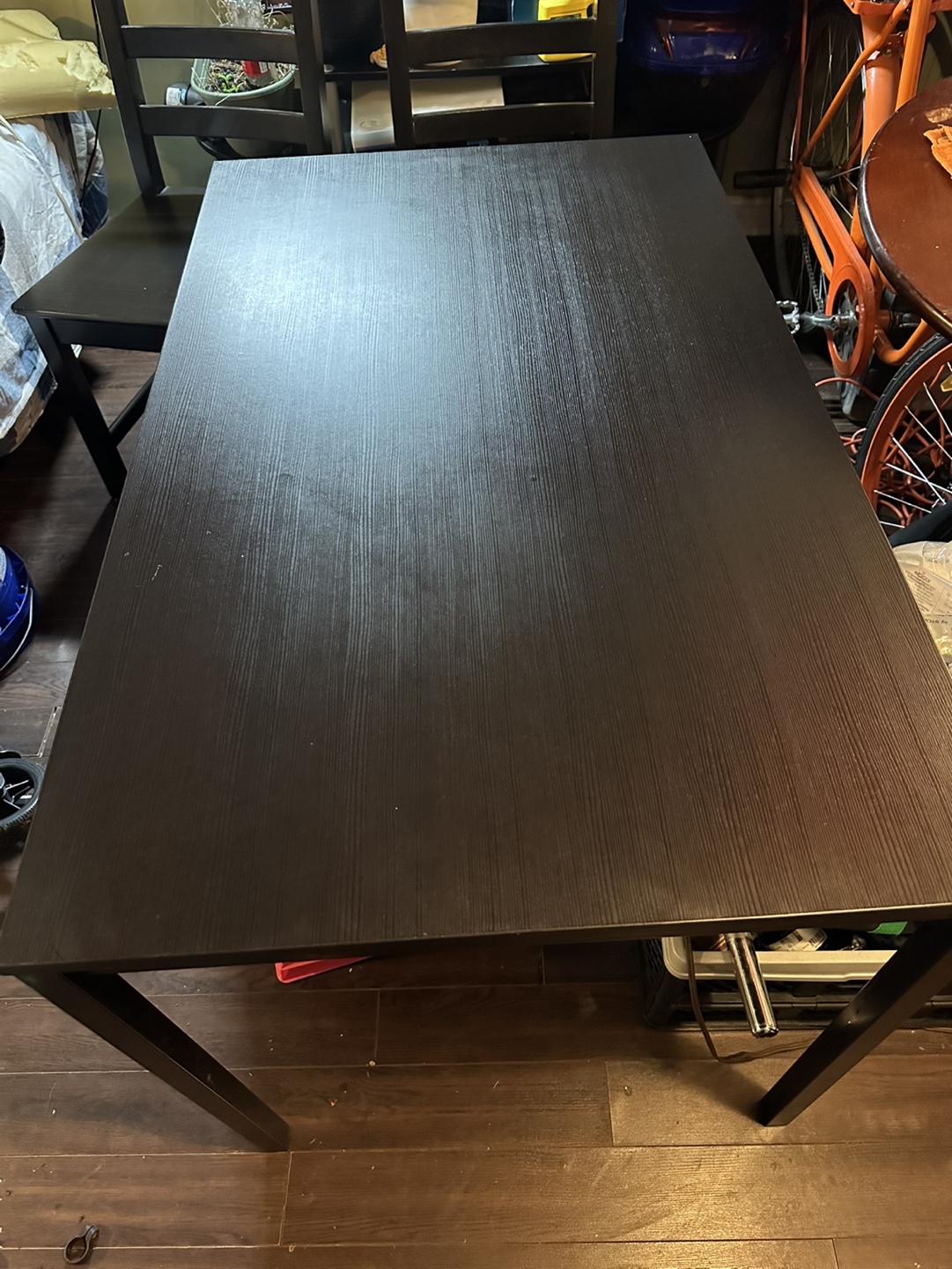 IKEA JOKKMOKK Table and 4 Chairs - Black-Brown | Karrot