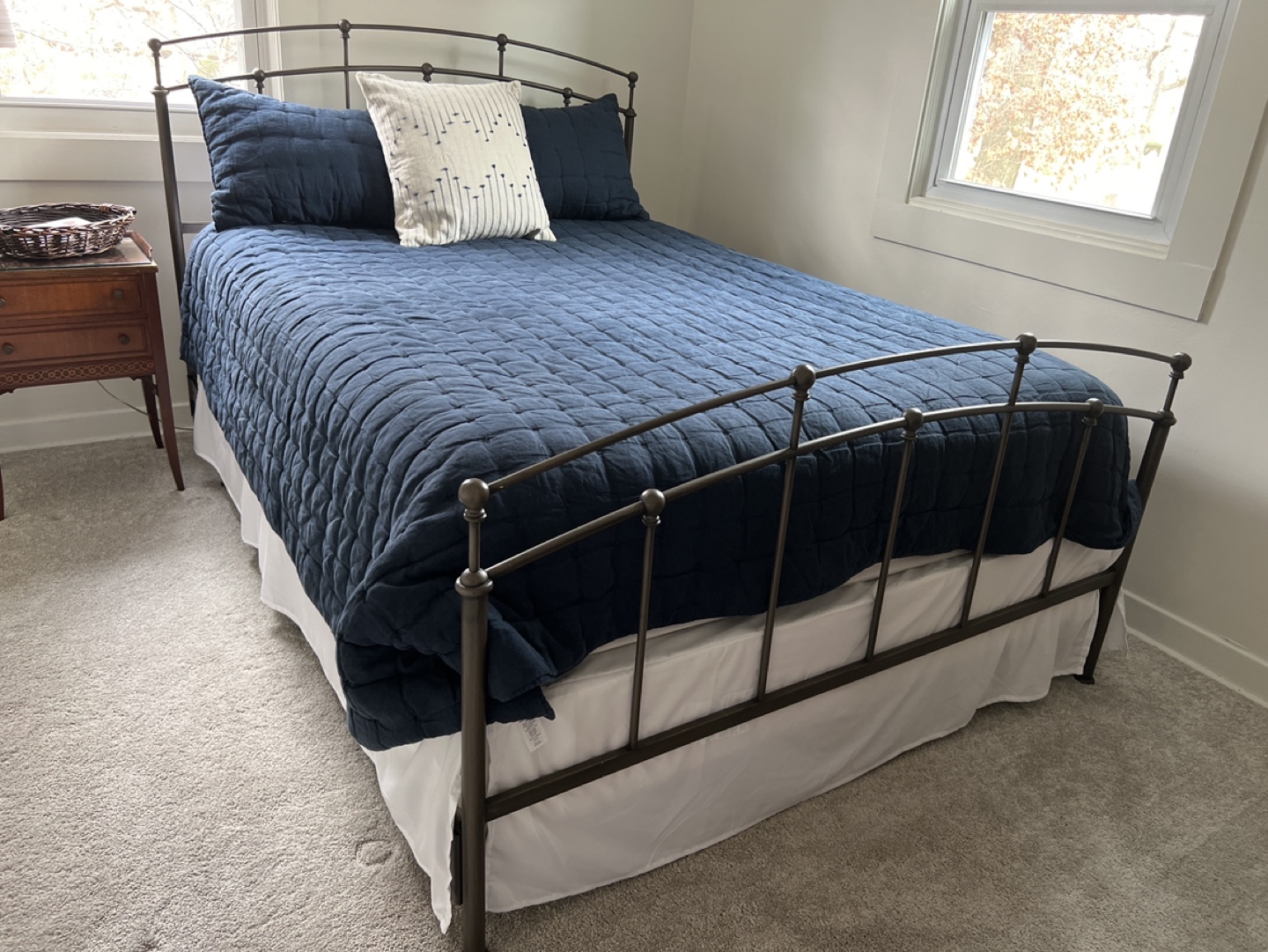Metal Queen-Size Bed Frame