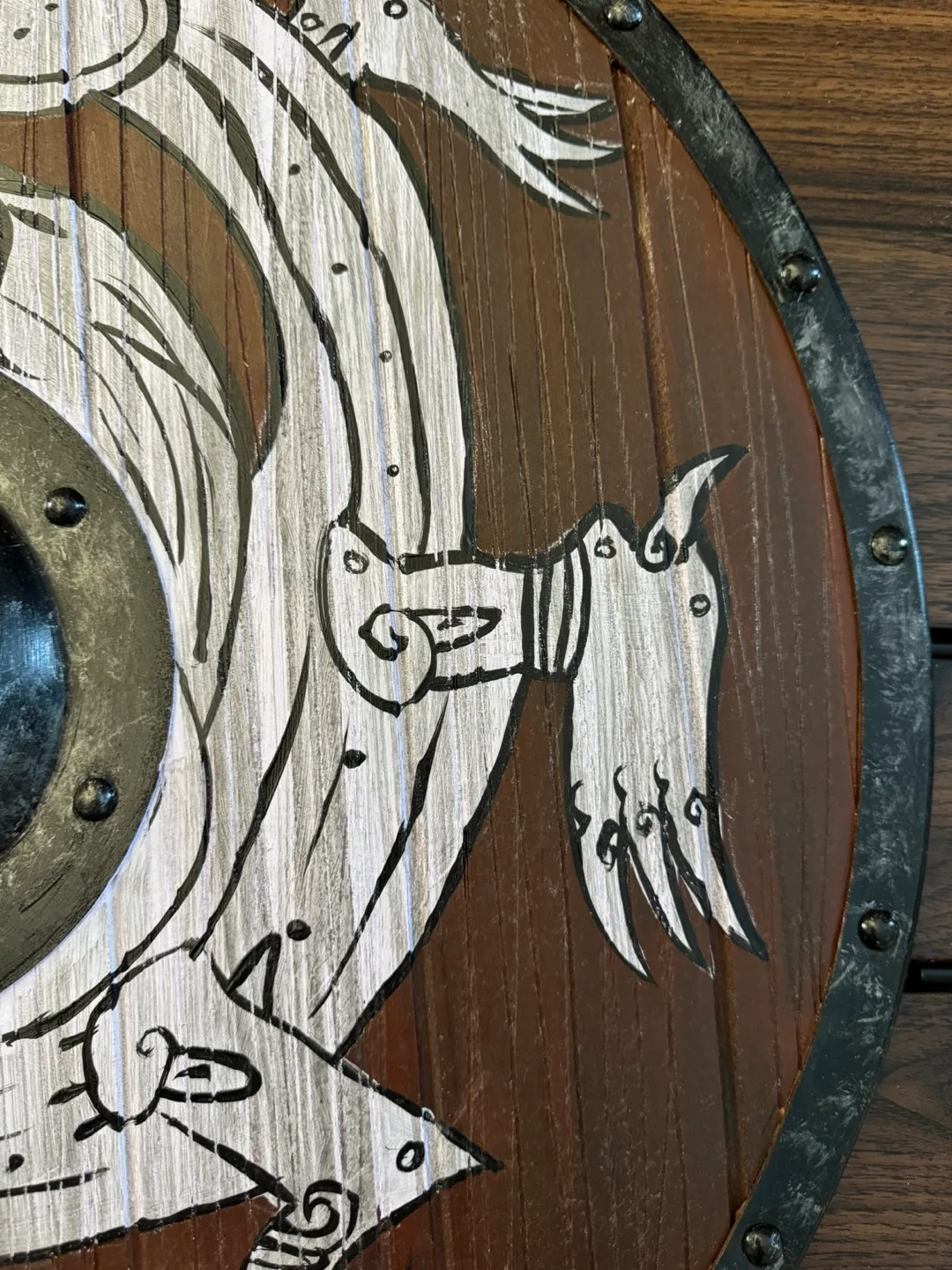 Viking Dragon Shield Wall Decor image indicator(3)