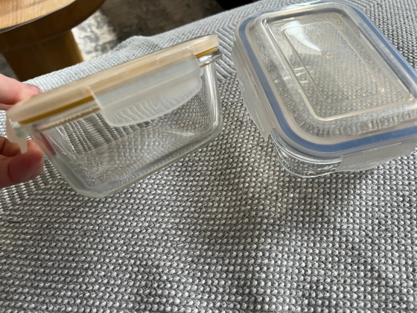 Set of 2 Glass Food Storage Containers with Lids image indicator(3)