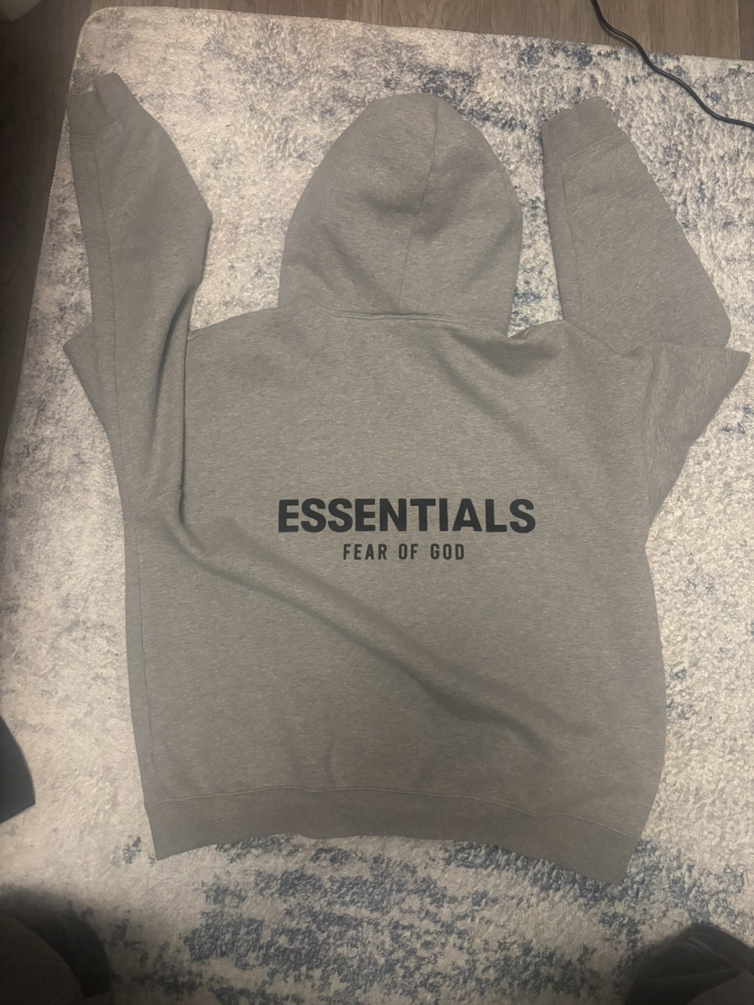 Fear of God Essentials Grey Hoodie - photo 2