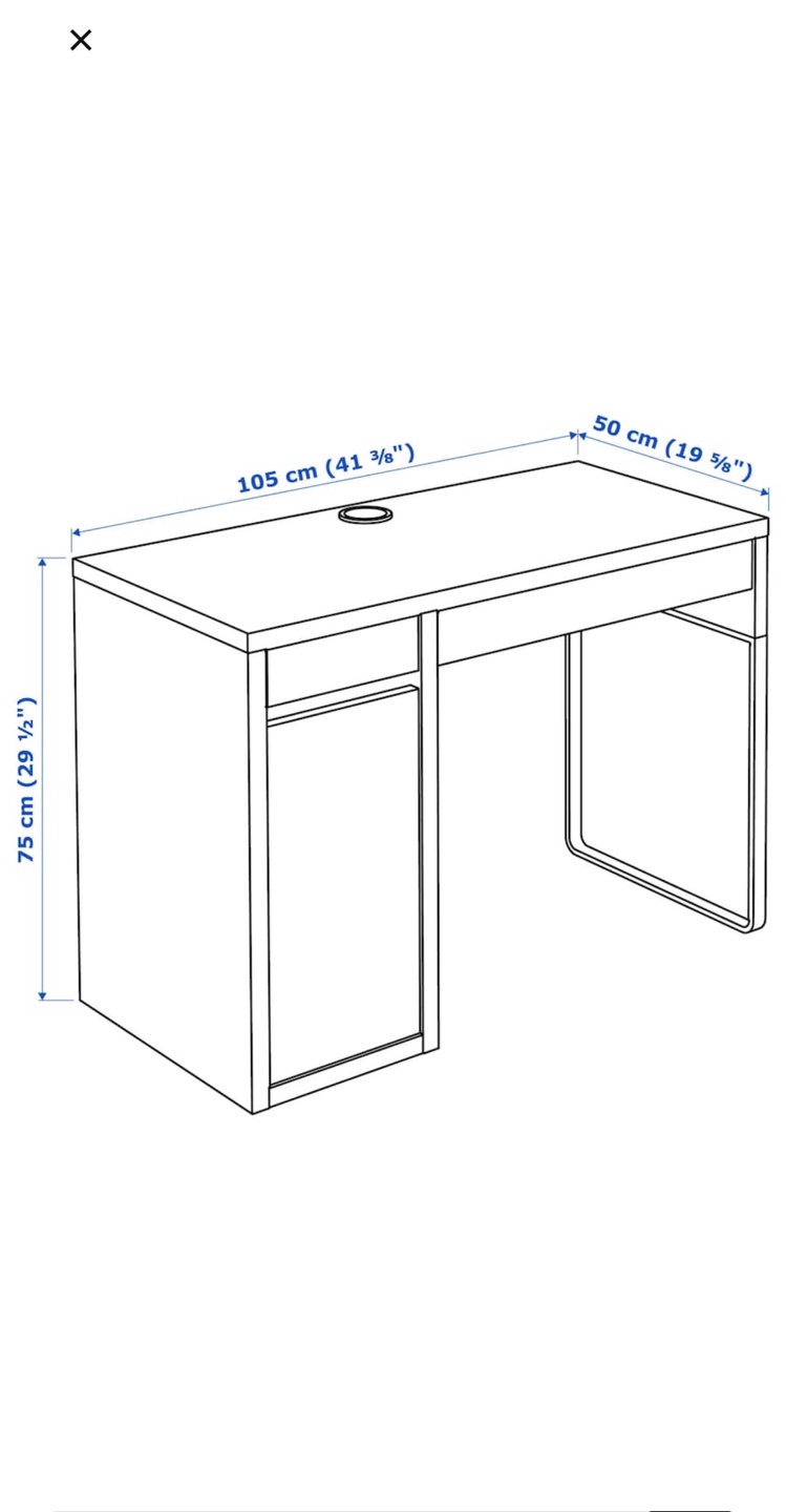 IKEA MICKE Desk White - photo 2