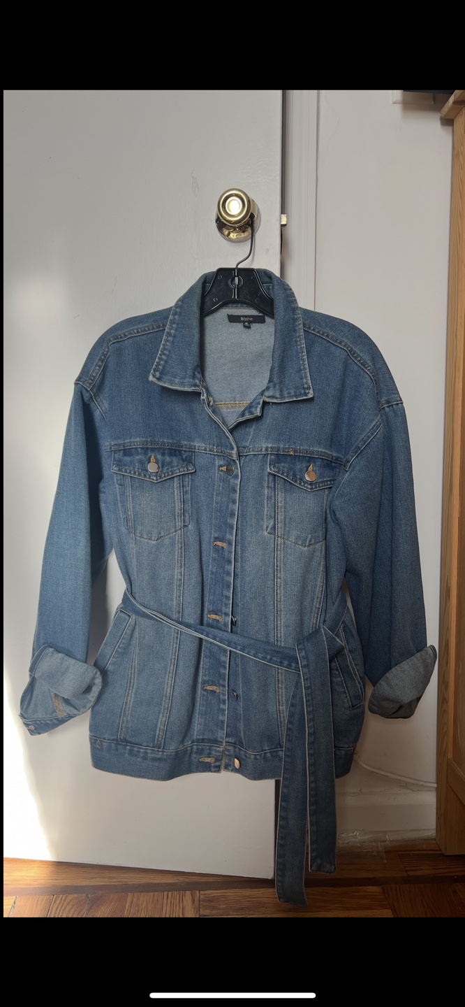 Belted Denim Jacket