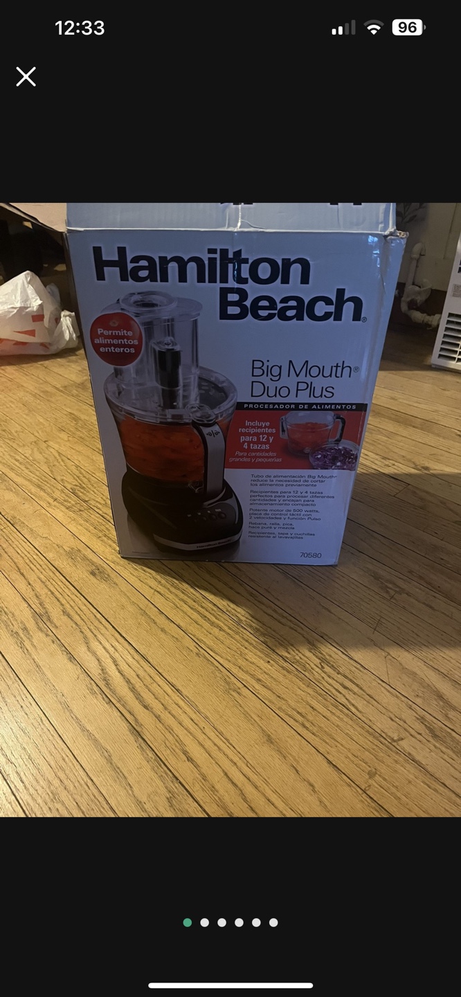 Hamilton Beach Big Mouth Duo Plus Food Processor
