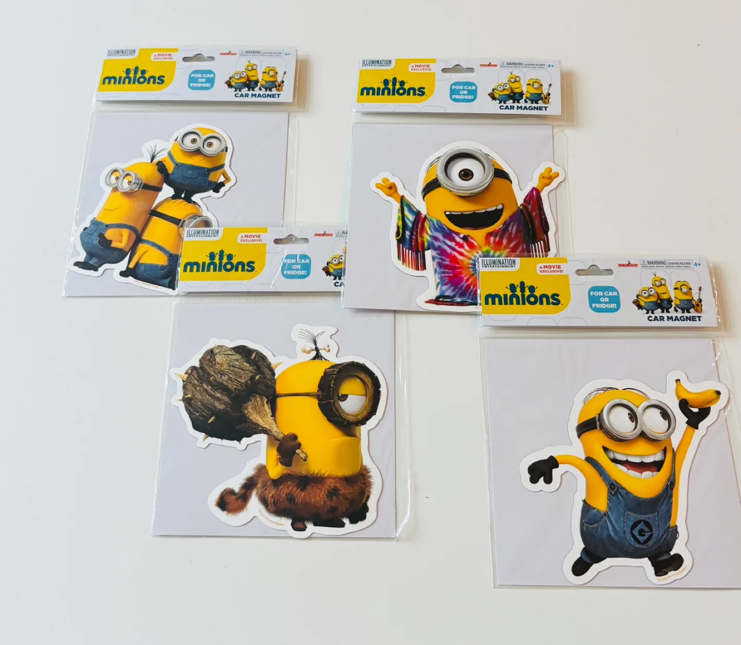 Minions Car or Fridge Magnets - Set of Four image indicator(2)